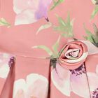 Younger Girls Pink Floral Satin Dress, 1, hi-res