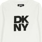 بلوزة بيضاء بأكمام طويلة وشعار, 2, hi-res