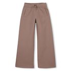 Girls Pink Wide Leg Trousers, 2, hi-res