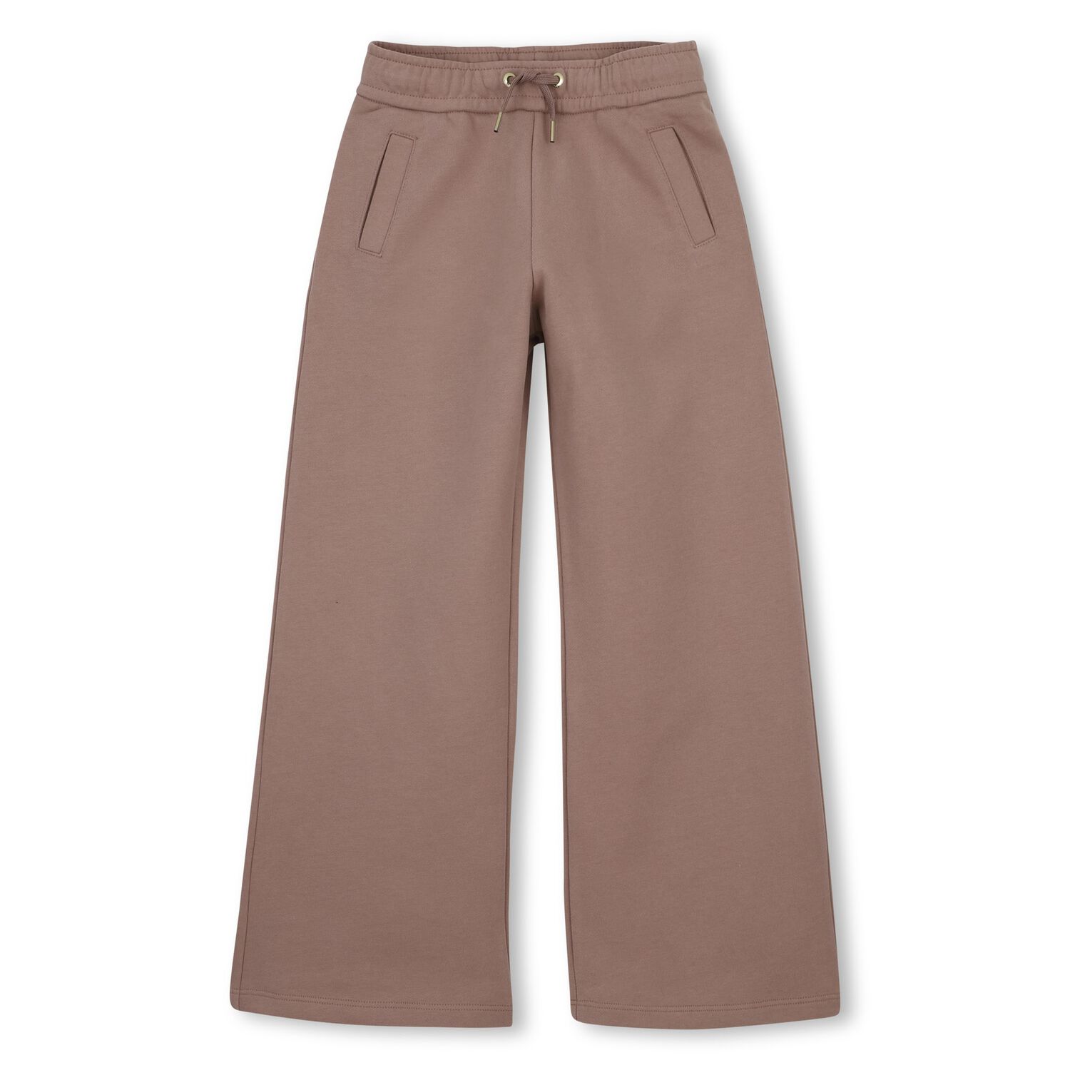 Girls Pink Wide Leg Trousers, 2, hi-res