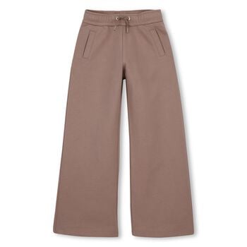Girls Pink Wide Leg Trousers