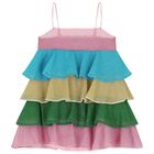 Girls Rainbow Stripe Lumiere Dress, 1, hi-res