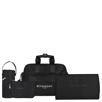 Black Logo Baby Changing Bag