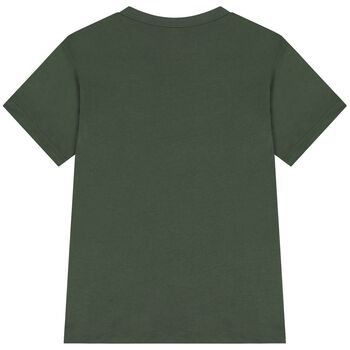 Boys Green Logo T-Shirt