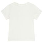 Girls White Logo T-Shirt, 2, hi-res