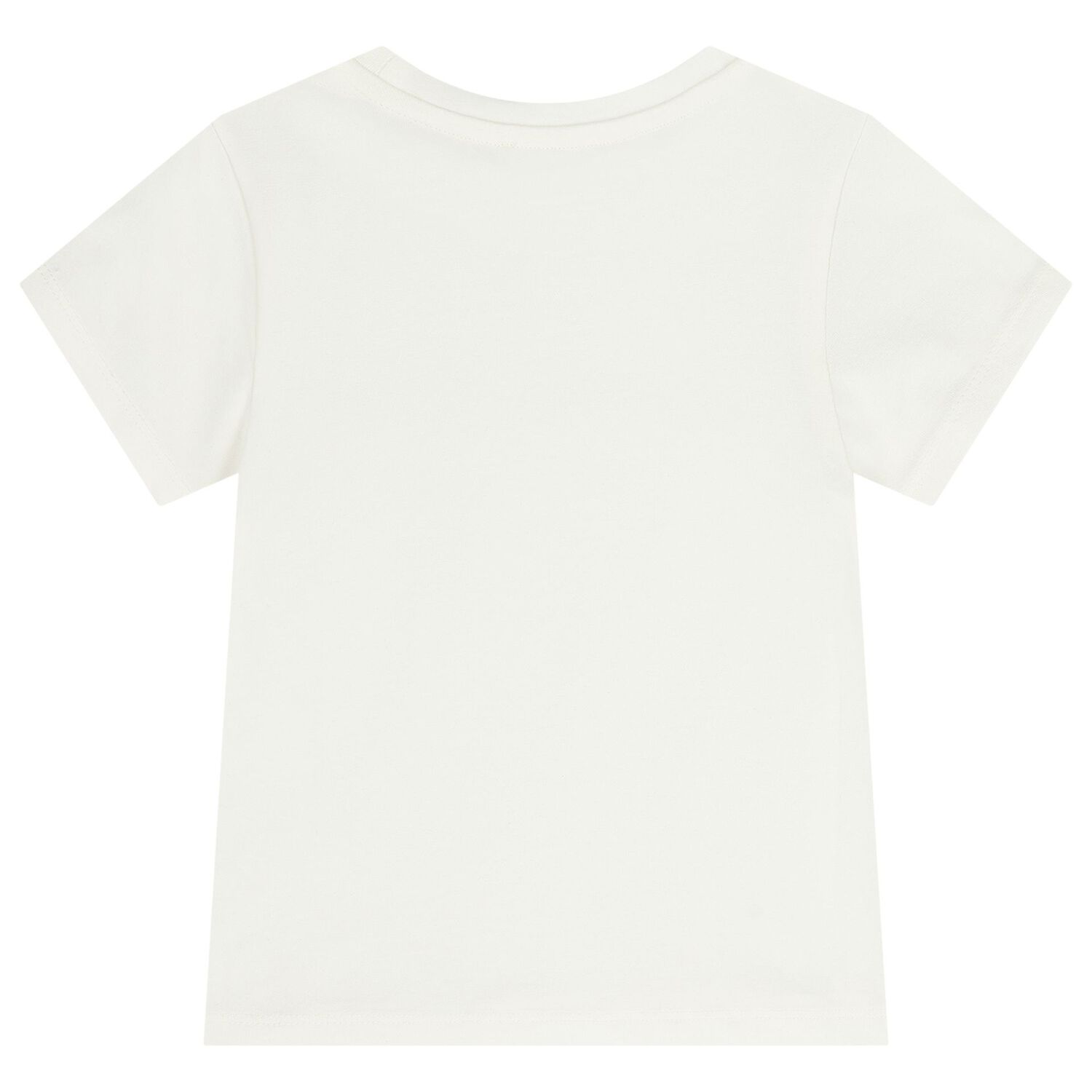 Girls White Logo T-Shirt, 2, hi-res