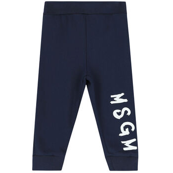 Navy Logo Joggers