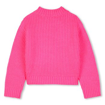Girls Pink Sequin Sweatshirt