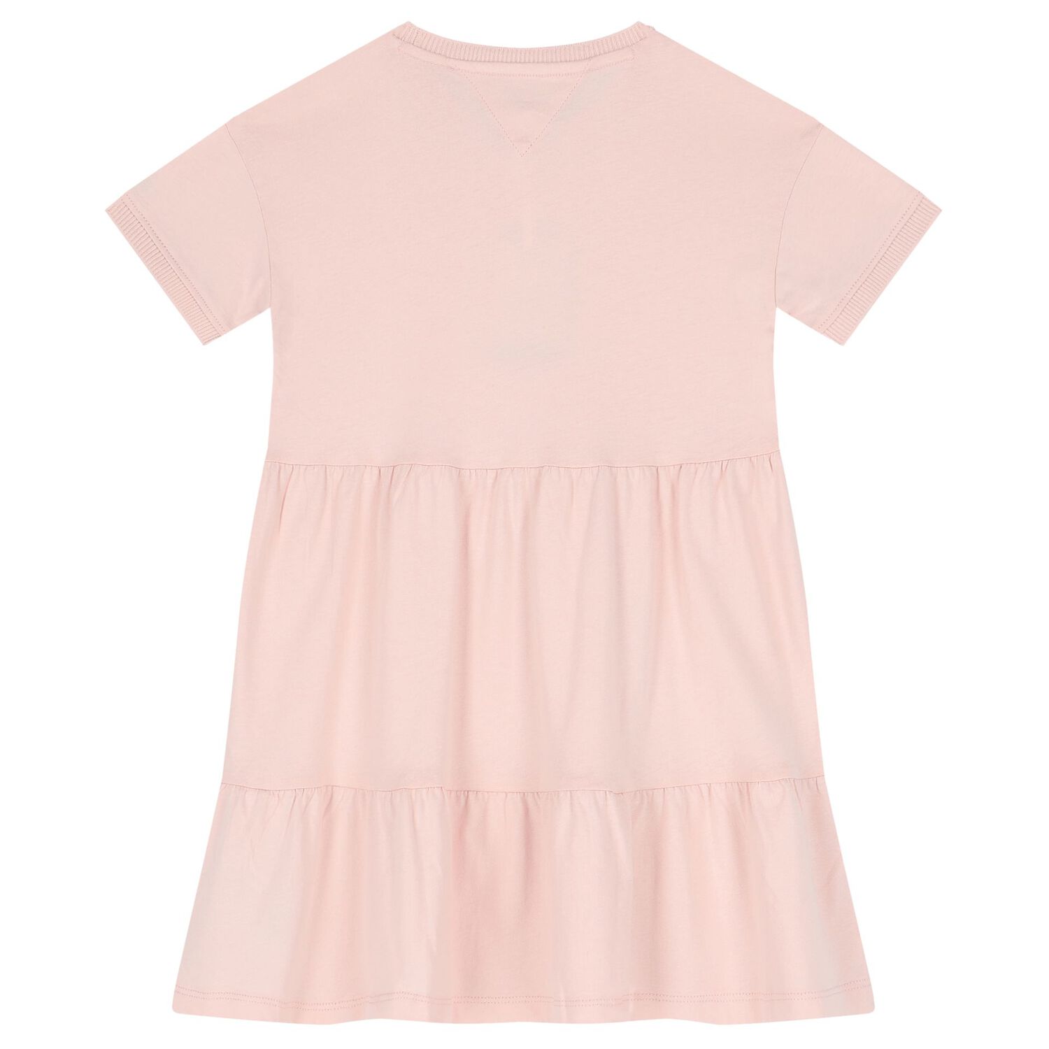 Girls Pink Logo Dress, 1, hi-res