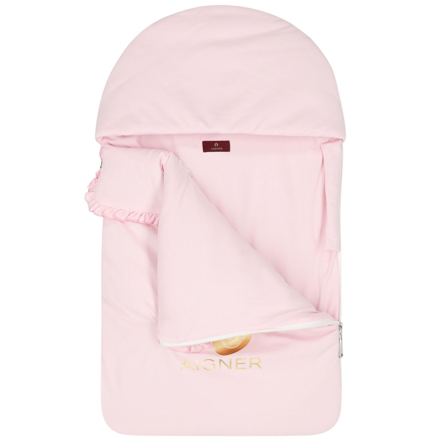 Baby Girls Pink & Gold Logo Nest, 2, hi-res