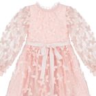 Girls Pink Butterfly Dress, 1, hi-res