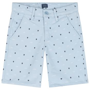 Boys Blue Logo Shorts