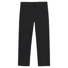 Boys Black Trousers, 3, hi-res