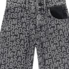 بنطال جينز أسود بشعار للأولاد, 1, hi-res