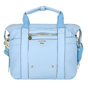 Blue Logo Baby Changing Bag