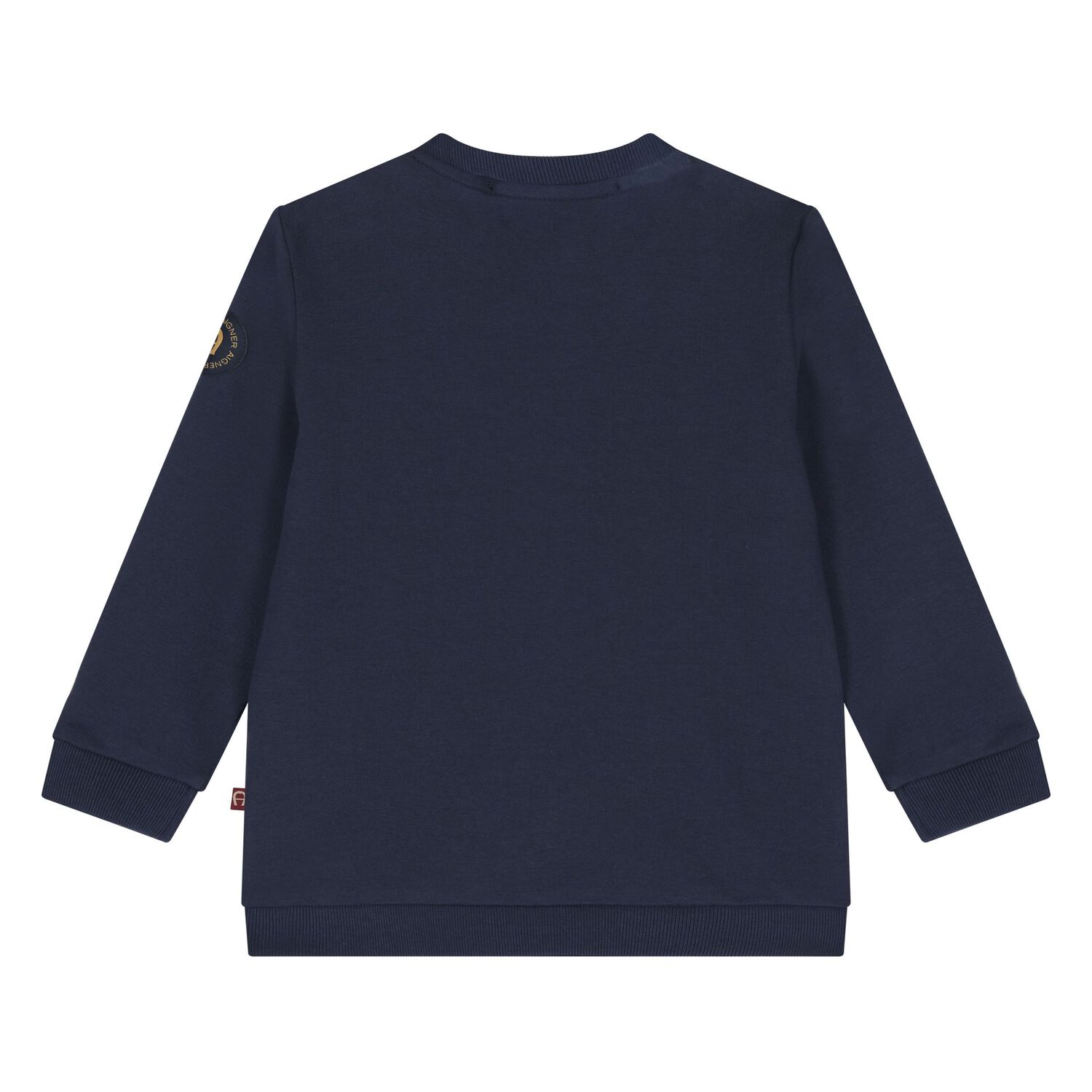 Younger Boys Navy Blue Logo Sweatshirt, 2, hi-res image number null