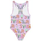 Girls Purple Swimsuit, 1, hi-res