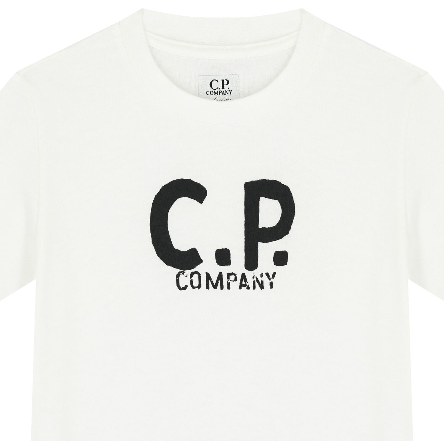 Boys White Logo T-Shirt, 1, hi-res