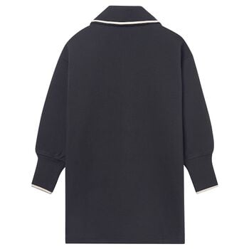 Girls Black Polo Dress