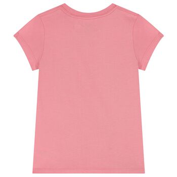 Girls Pink Polo Bear T-Shirt
