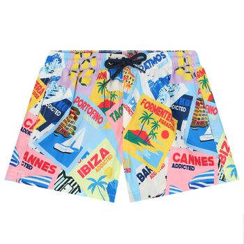 Boys Multi-Coloured Swim Shorts