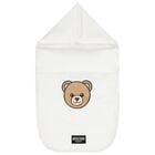 White Teddy Bear Logo Baby Nest, 1, hi-res