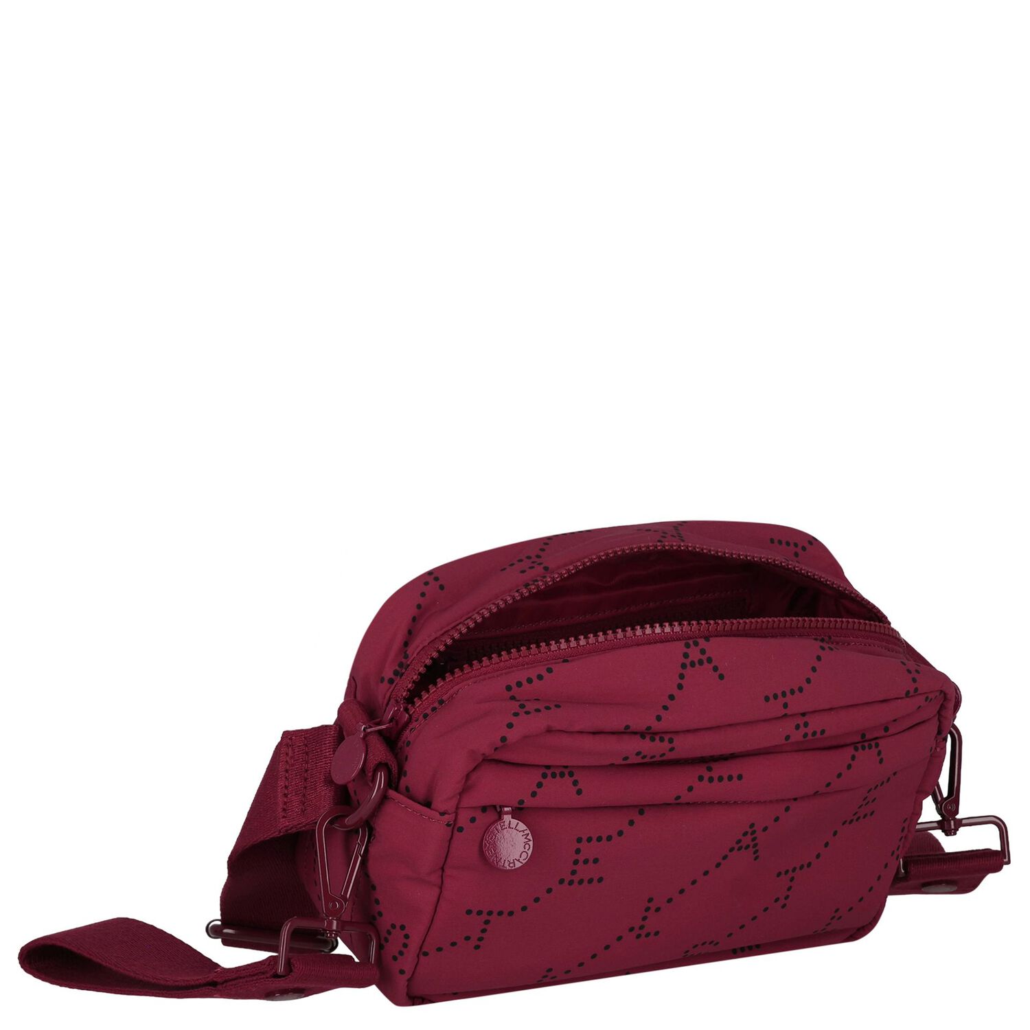 Black Logo Shoulder Bag, 1, hi-res