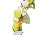 رابطه رأس للبنات مزينه بالزهور والليمون باللون الاصفر , 1, hi-res