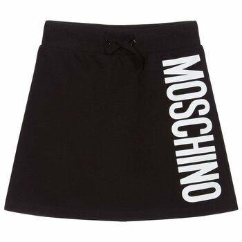 Girls Black Logo Skirt
