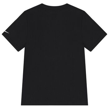 Boys Black Logo Planet Ball T-Shirt
