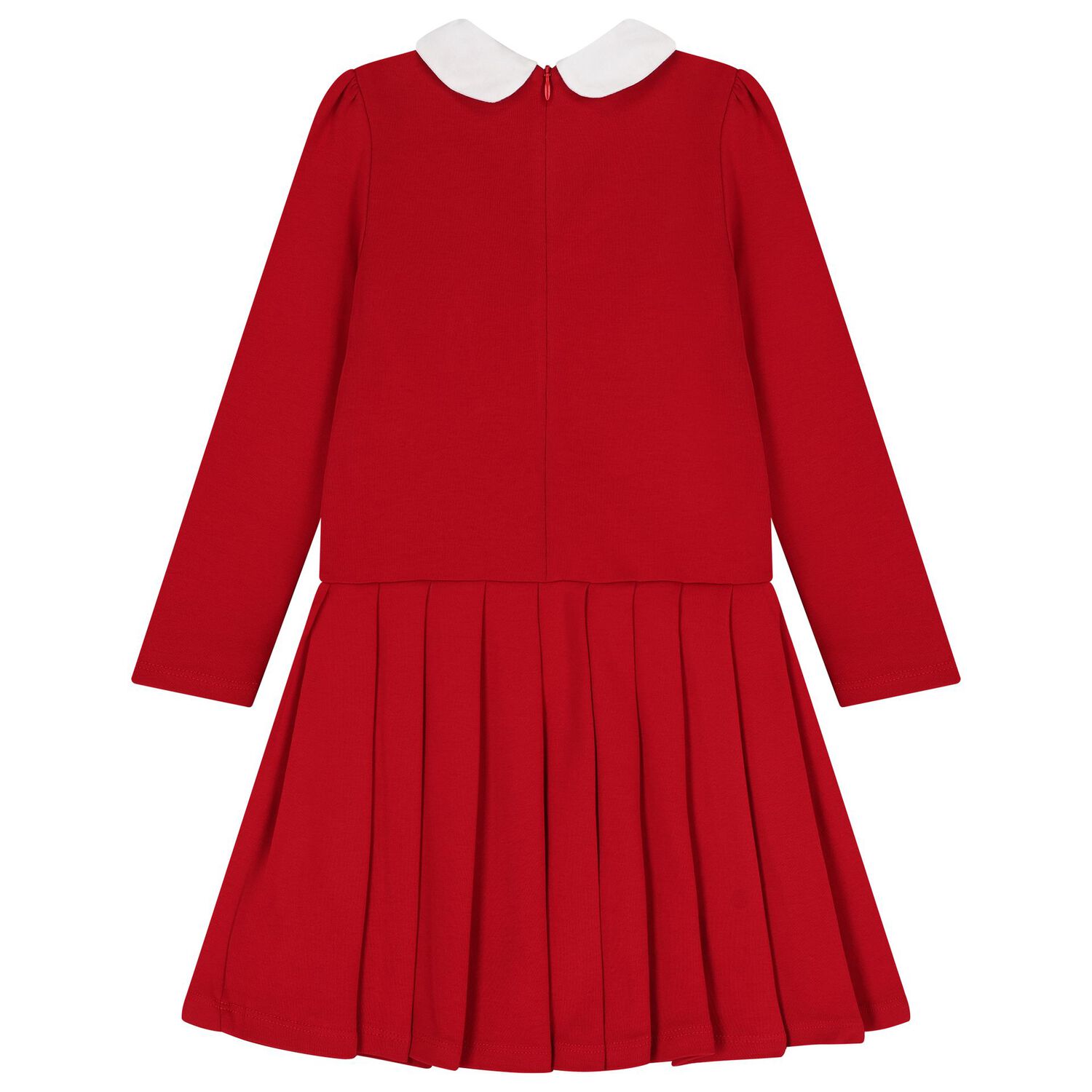 Girls Red Tartan Dress, 2, hi-res
