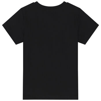 Black Teddy Bear Logo T-Shirt