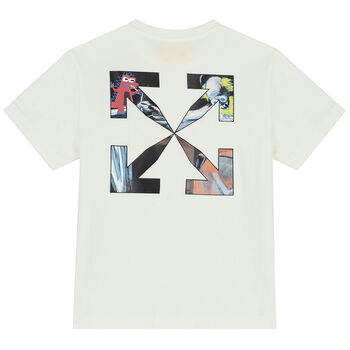 Ivory Monster Arrow Logo T-Shirt