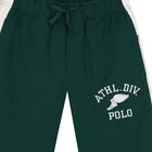 Boys Green & White Logo Joggers, 1, hi-res