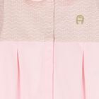 Baby Girls Pink & Gold Logo Babygrow Gift Set, 3, hi-res