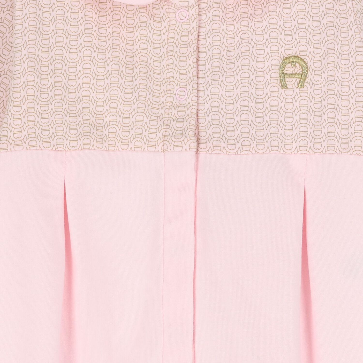 Baby Girls Pink & Gold Logo Babygrow Gift Set, 3, hi-res
