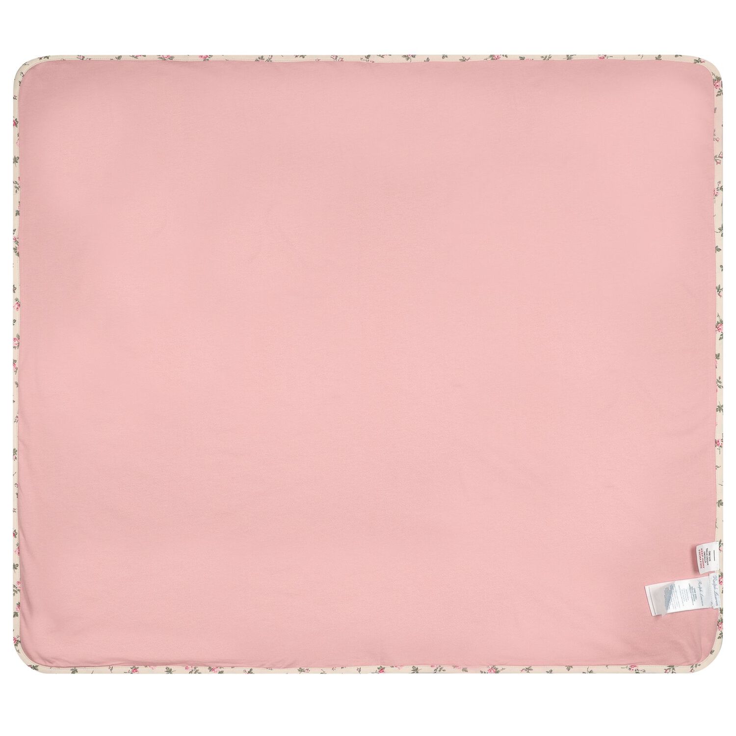 Baby Girls Pink Floral Pointelle Blanket, 1, hi-res