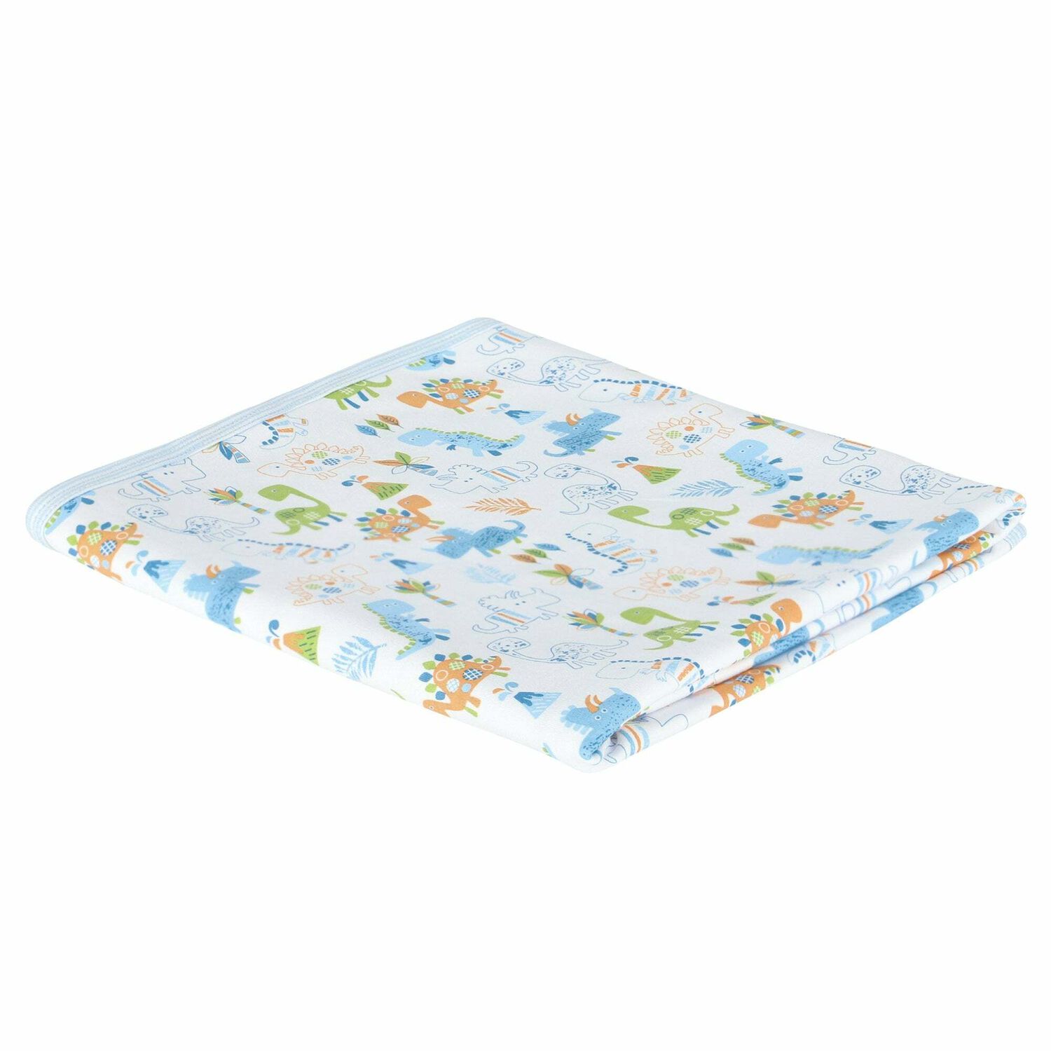 Baby Boys White Printed Blanket, 1, hi-res