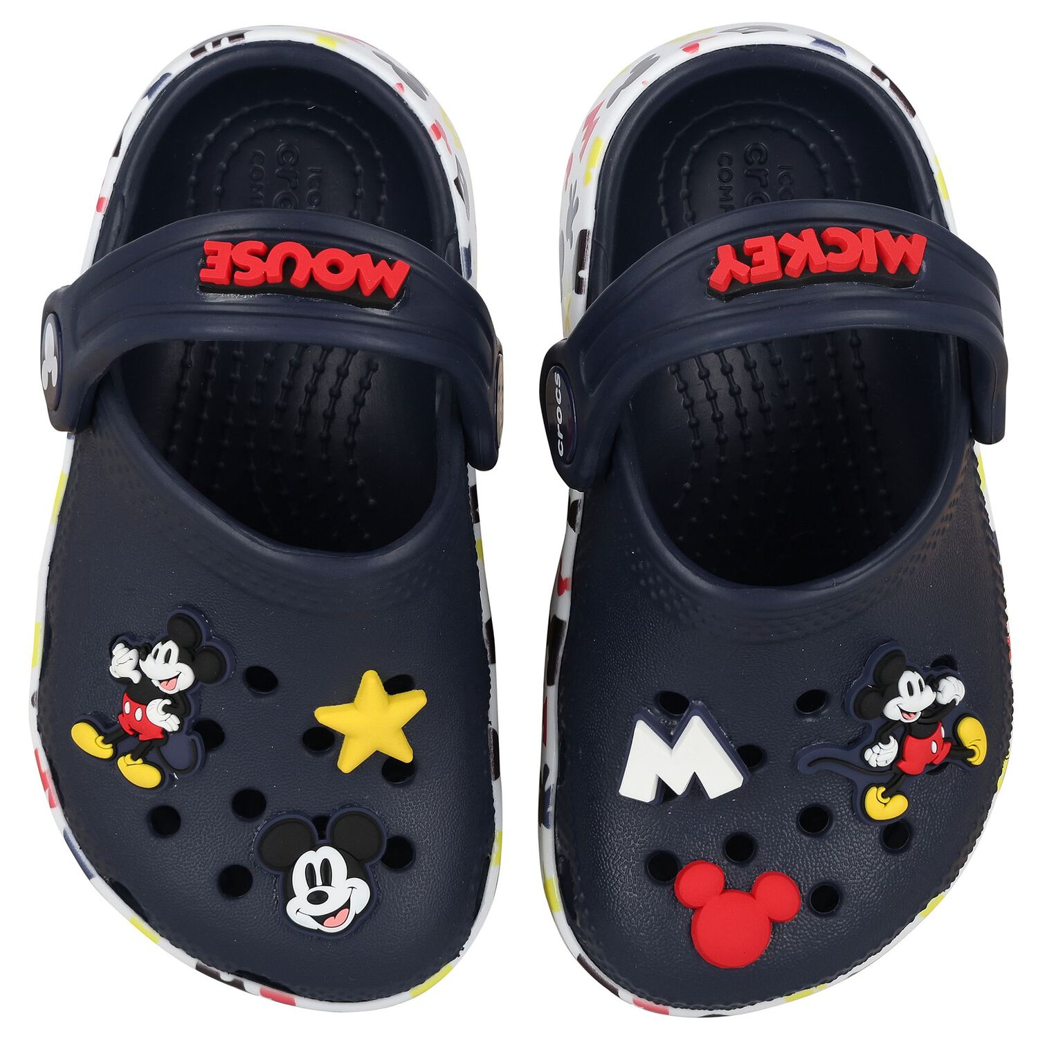 Navy Blue Mickey Mouse Classic Clogs Sandals, 1, hi-res image number null