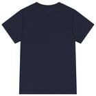 Boys Navy Blue Harry Logo T-Shirt , 1, hi-res