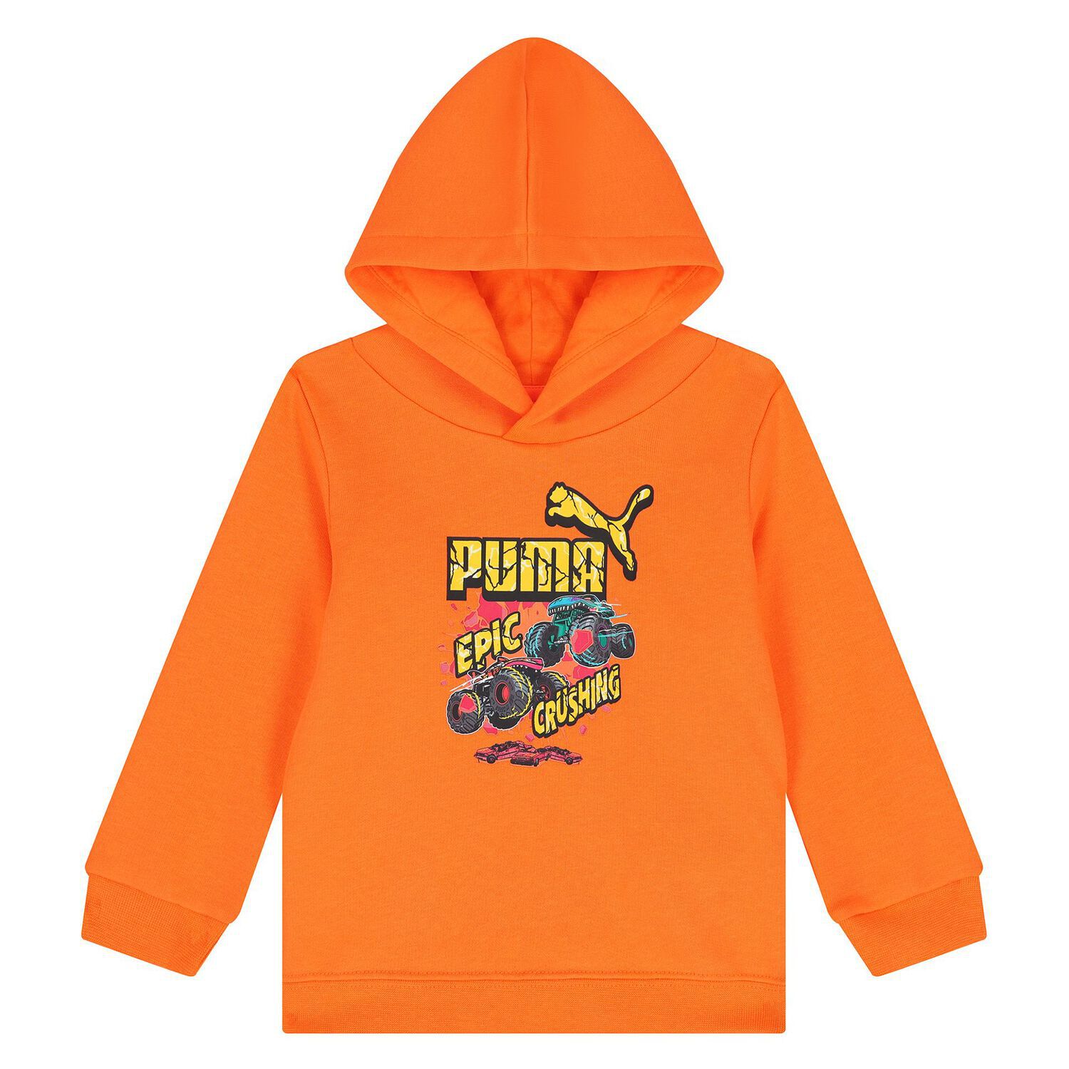 Younger Boys Orange & Black Hot Wheels Tracksuit, 1, hi-res