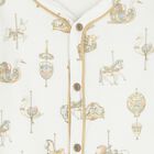 White Carousel Babygrow, 1, hi-res