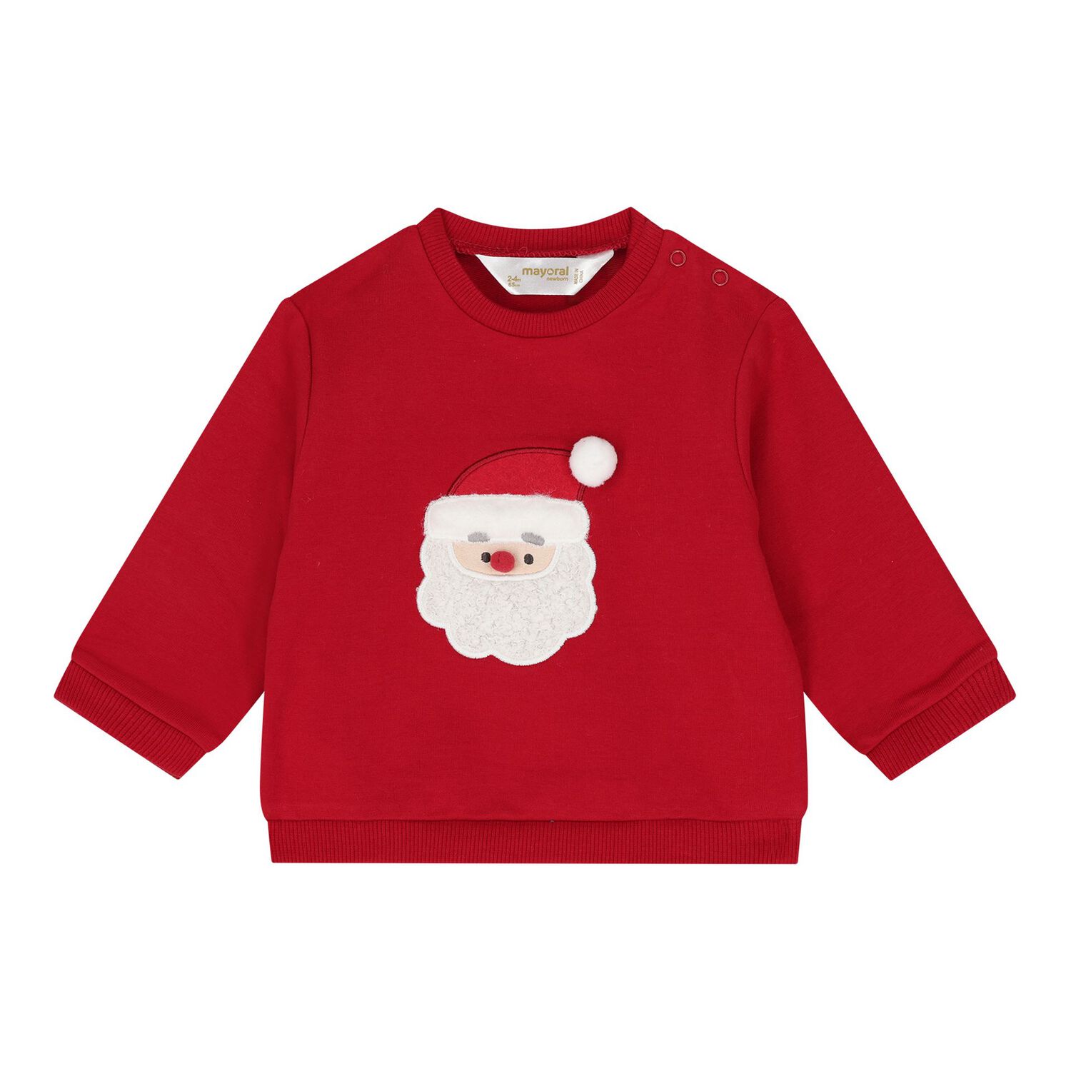 Baby Boys Red Santa Claus Tracksuit Set, 1, hi-res