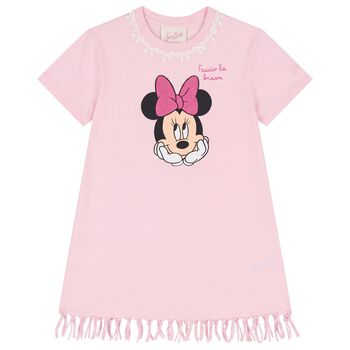 Girls Pink Minnie Mouse Disney Dress