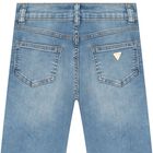Girls Blue Denim Jeans, 1, hi-res