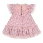 Baby Girls Pink Lace Sequin Gemma Dress, 2, hi-res