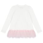 طقم ليجنز بطبعة الجواهر باللون الوردي والعاجي للبنات, 1, hi-res