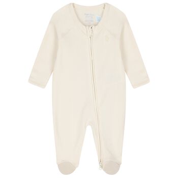 Ivory Logo Babygrow