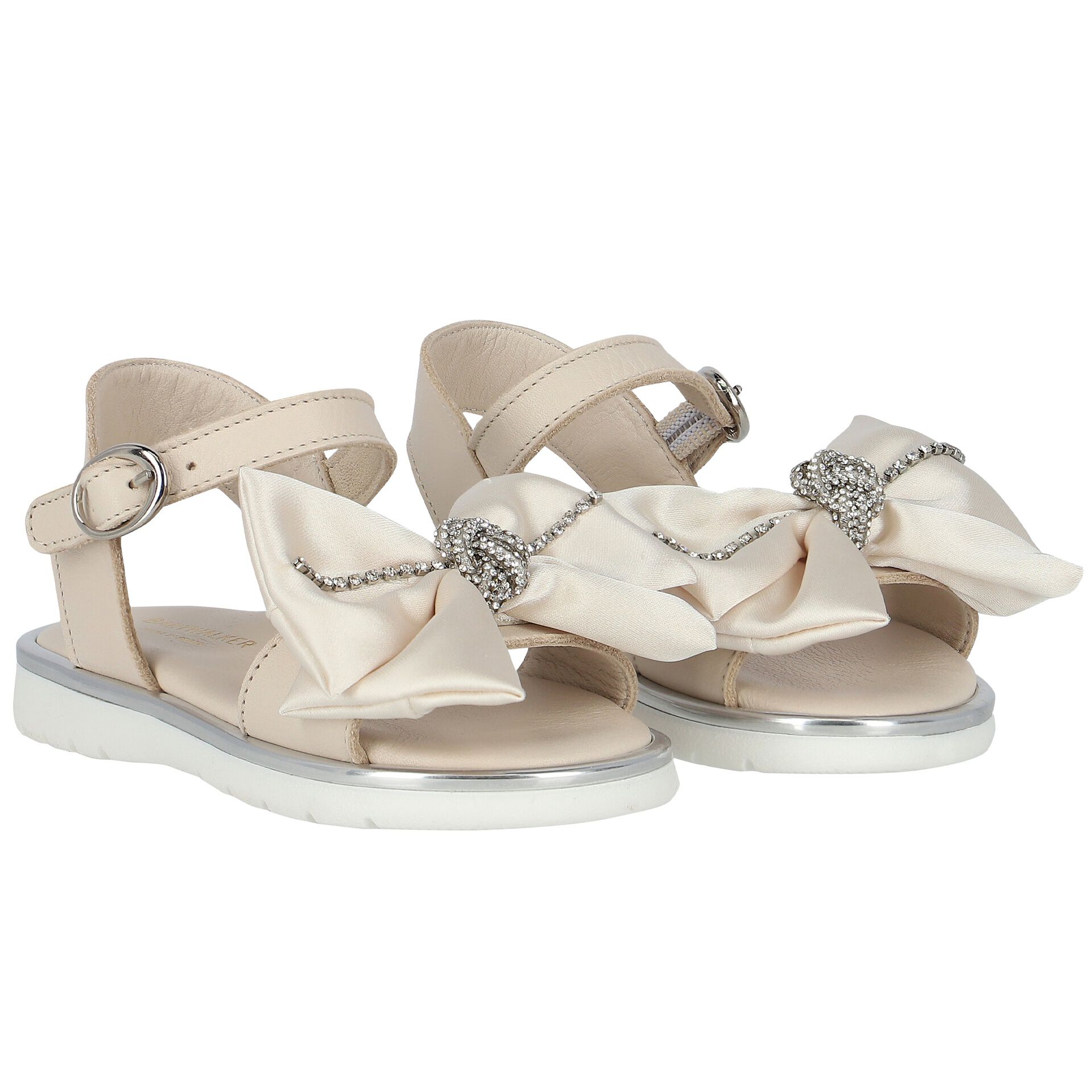 Girls ivory sandals online