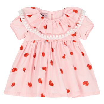 Baby Girls Pink Heart Dress